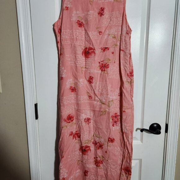 Vtg 90s Uniform John Paul Richards Size M Linen Dress Jacket Blouse Set - Picture 6 of 8